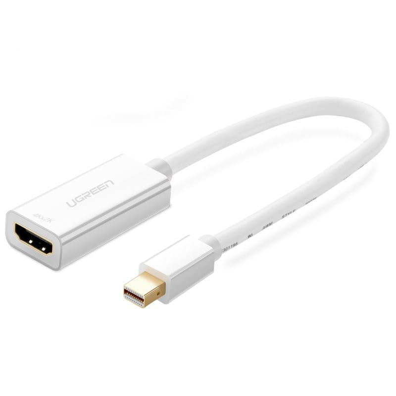 Ugreen Mini DisplayPort (Thunderbolt 2.0) - HDMI (Buchse) Adapter, 0,25 m, Weiß