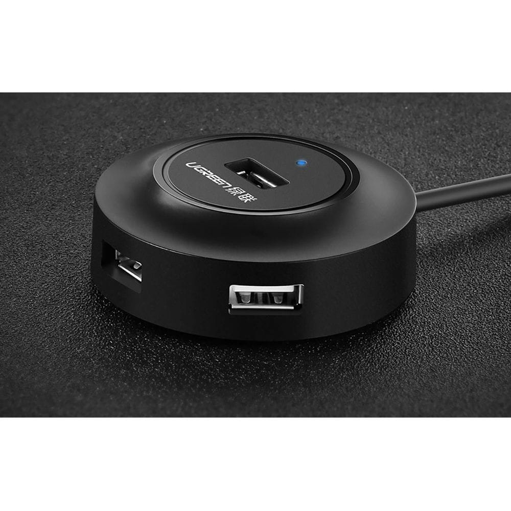 USB HUB 4x USB-A 2.0 Ugreen CR106 , Schwarz