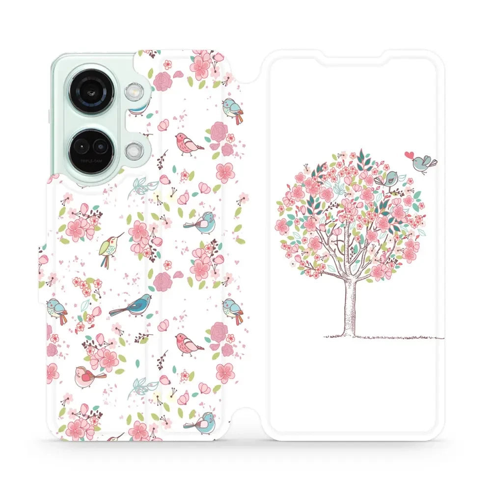 Handyhülle mit klappe für OnePlus Nord 3, Mobiwear Book, Rosa Hain
