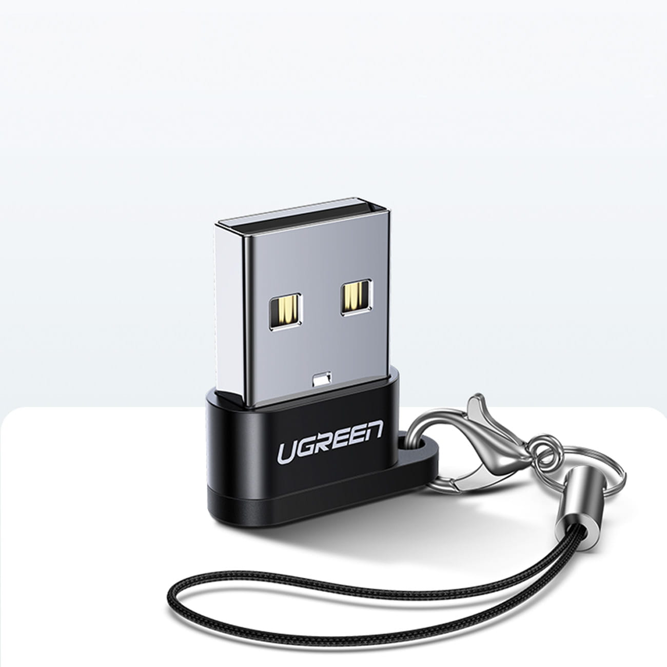 Adapter von USB-C auf USB-A Ugreen, Schwarz