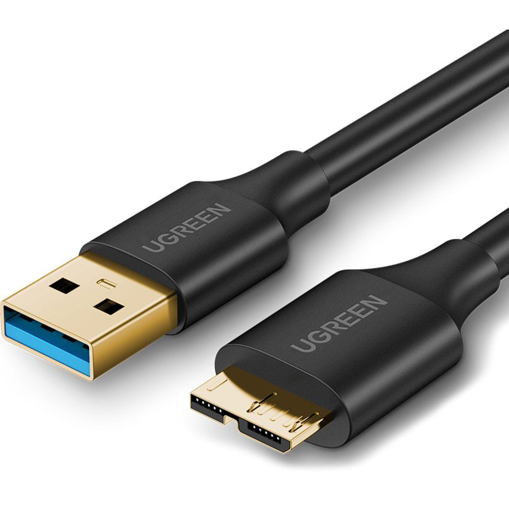 Ugreen USB-A 3.0 - Micro USB-B SuperSpeed 5Gbps Datenkabel, 1 m, schwarz