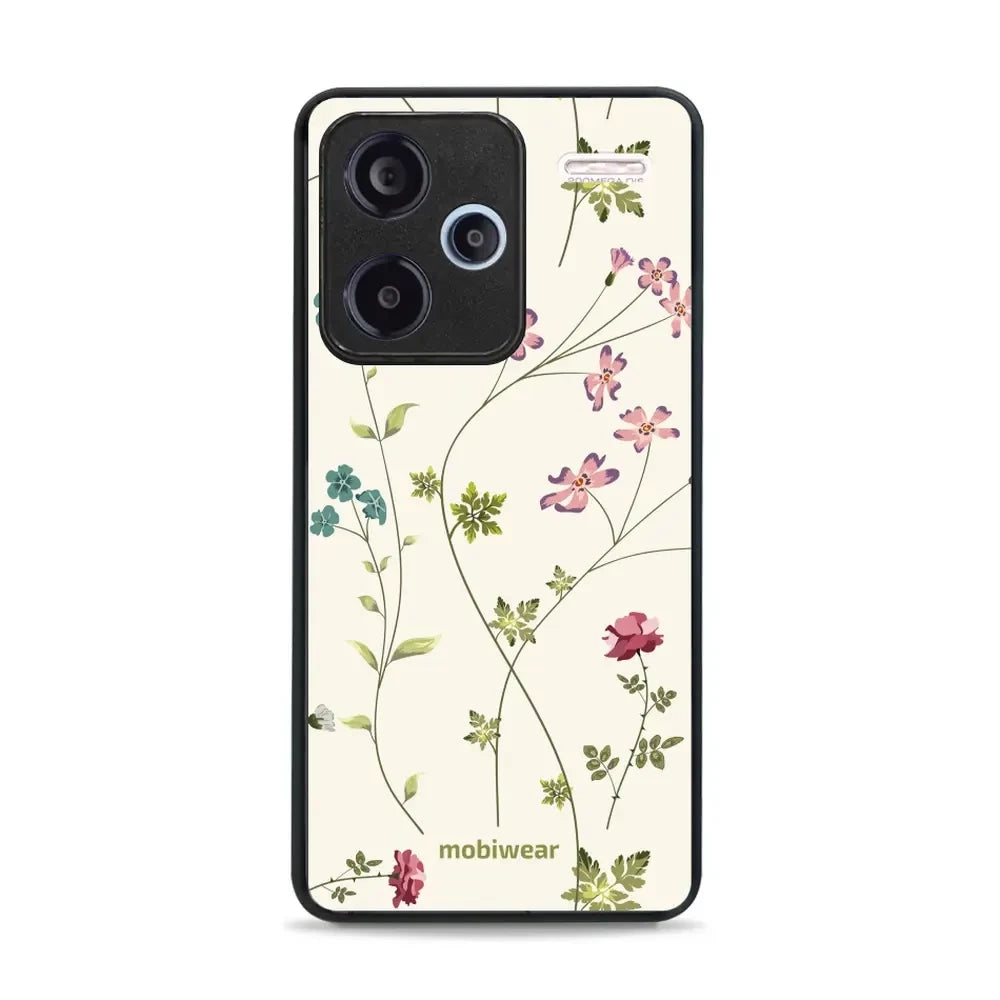 Handyhülle für Xiaomi Redmi Note 13 Pro Plus 5G, Mobiwear Glossy Case, Idyllische Blüte