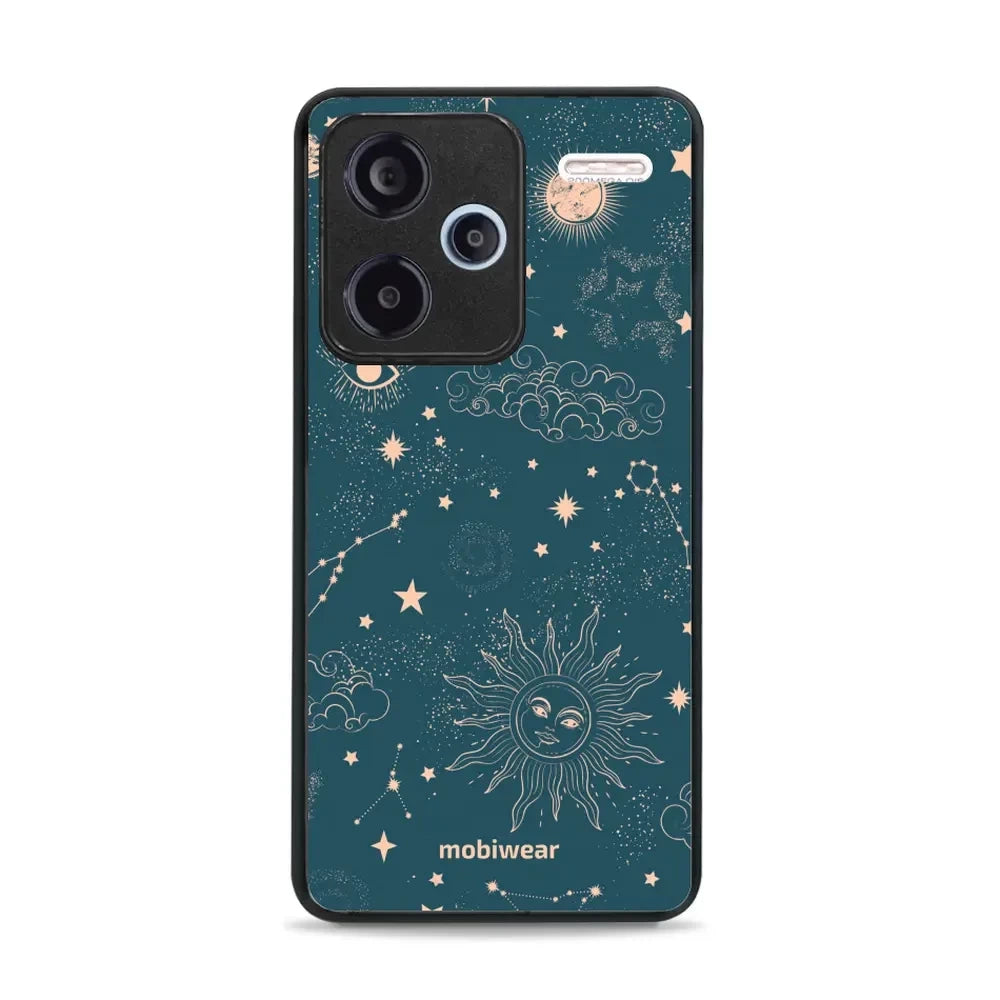 Handyhülle für Xiaomi Redmi Note 13 Pro Plus 5G, Mobiwear Glossy Case, Astraler Staub