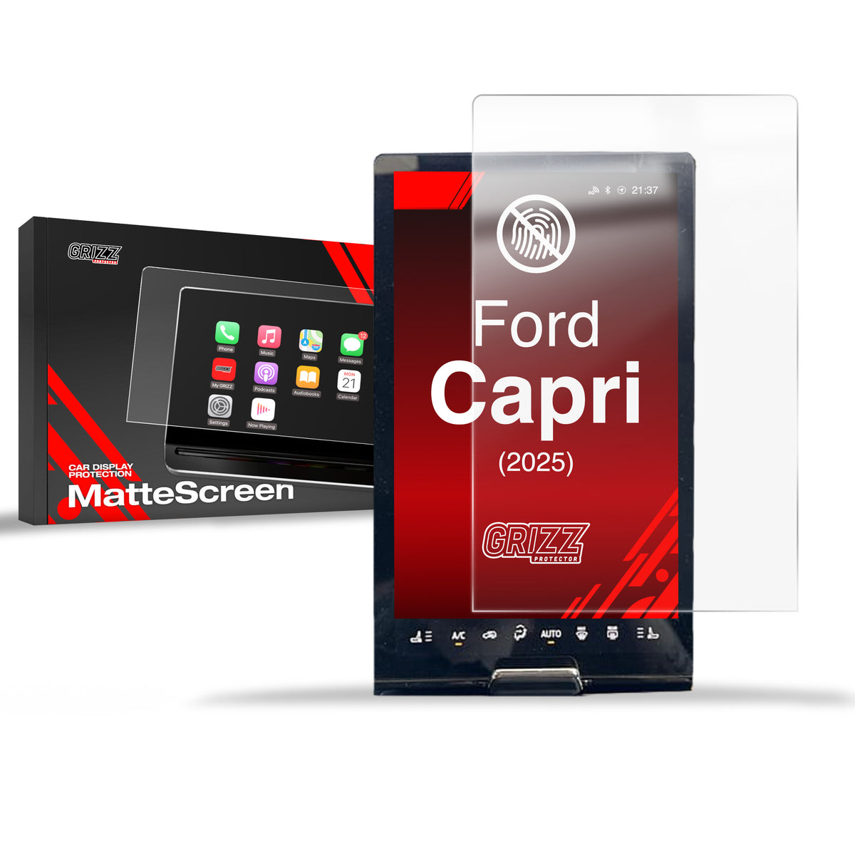 Matte Autodisplayfolie für Ford Capri 14,6" (2025-2026), Grizz Protector