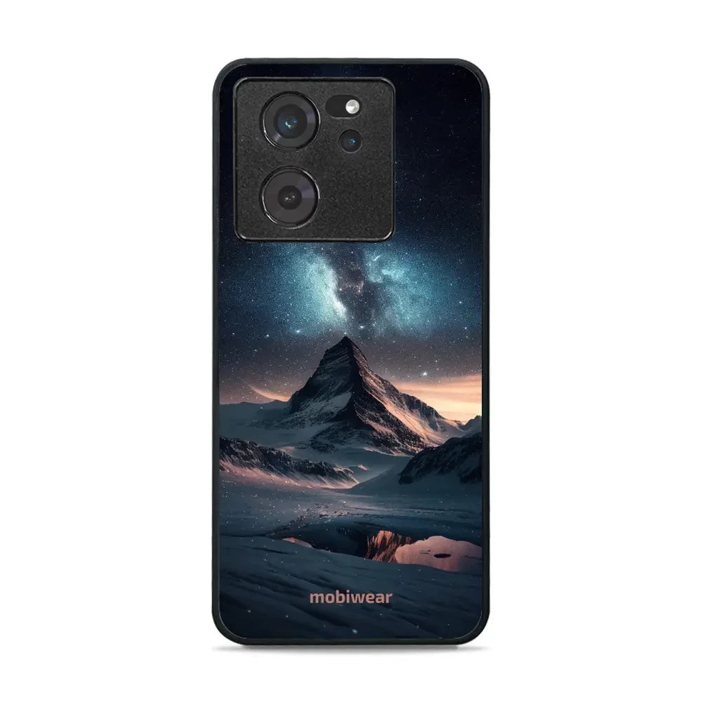 Handyhülle für Xiaomi 13T Pro, Mobiwear Glossy Case, Nachtberg