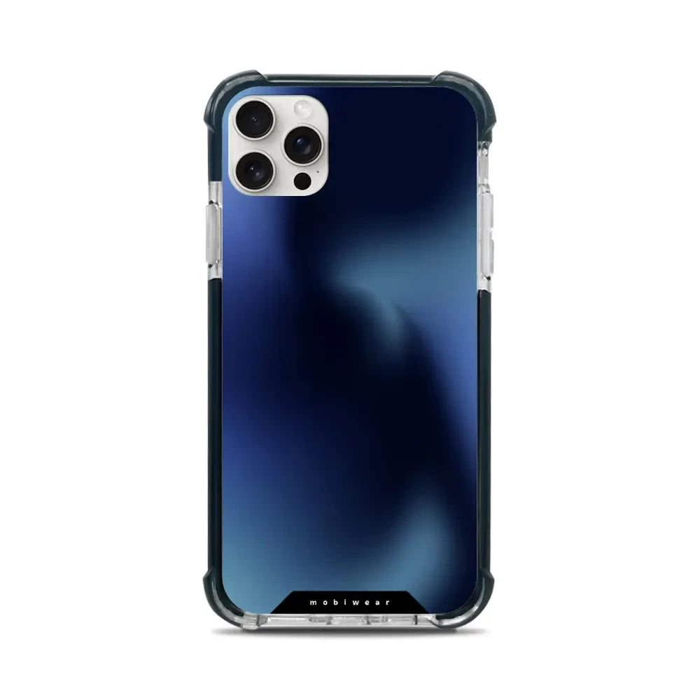 Handyhülle für iPhone 11 Pro Max mit MagSafe, Mobiwear Elite Bumper, Dunkelblau