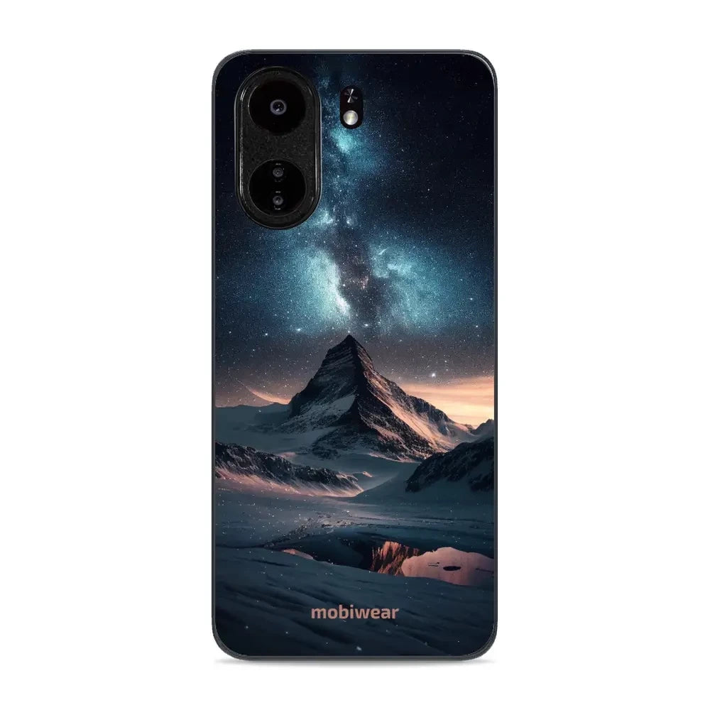 Handyhülle für Xiaomi Poco C65, Mobiwear Glossy Case, Nachtberg