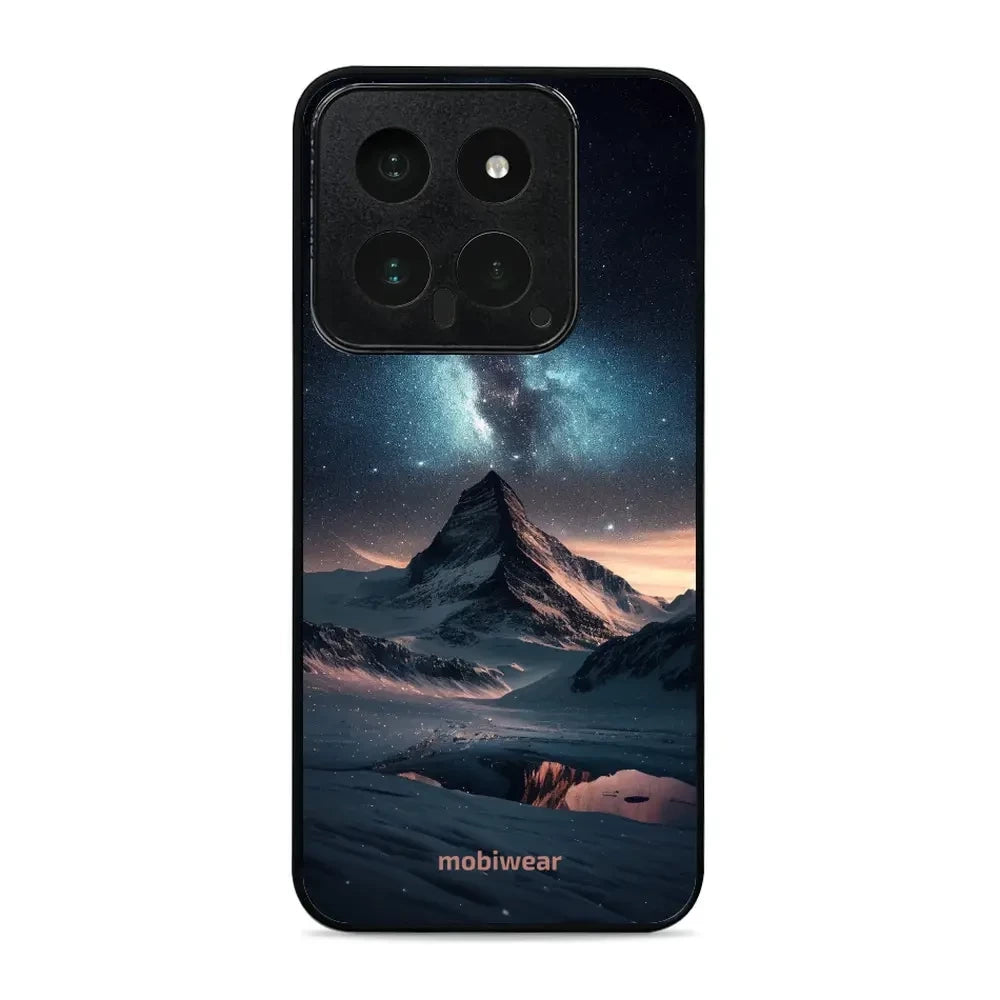 Handyhülle für Xiaomi 14, Mobiwear Glossy Case, Nachtberg