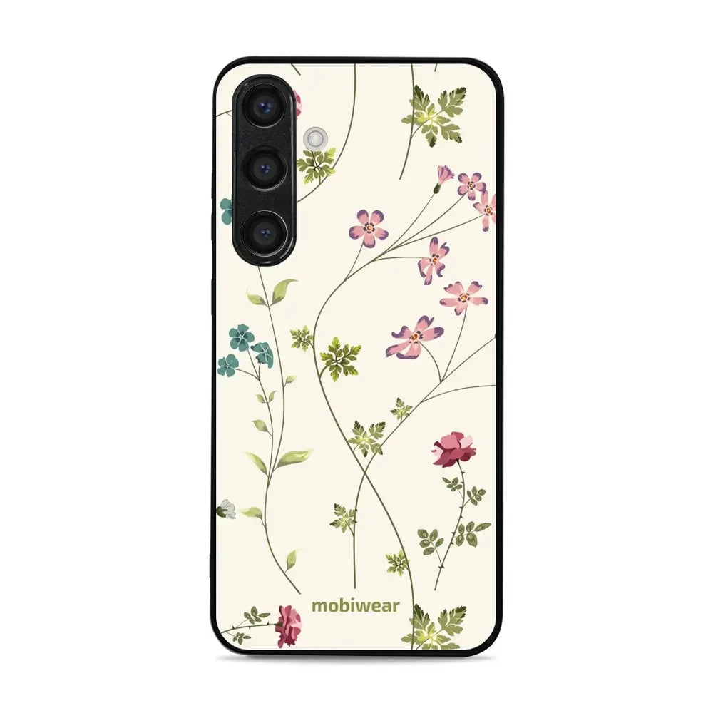 Handyhülle für Galaxy S24 Plus, Mobiwear Glossy Case, Idyllische Blüte