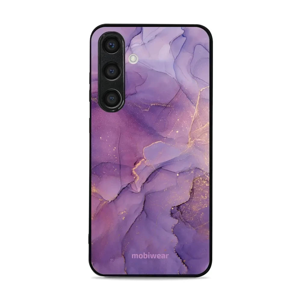 Handyhülle für Galaxy S24 Plus, Mobiwear Glossy Case, Violett