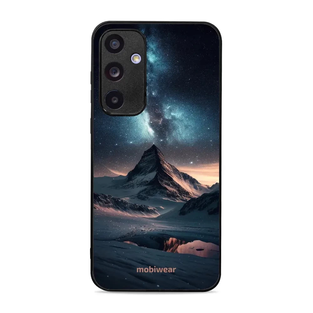 Handyhülle für Galaxy A35 5G, Mobiwear Glossy Case, Nachtberg
