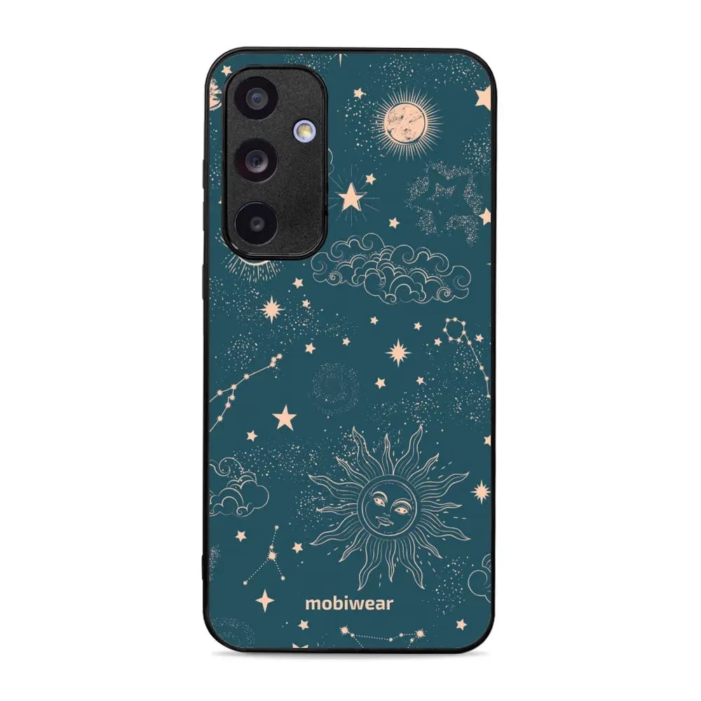 Handyhülle für Galaxy A35 5G, Mobiwear Glossy Case, Astraler Staub