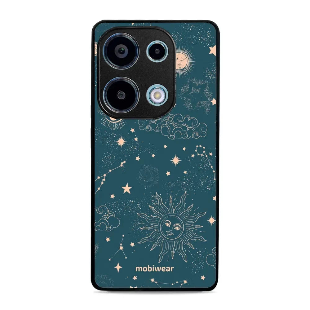 Handyhülle für Xiaomi Redmi Note 13 Pro 4G, Mobiwear Glossy Case, Astraler Staub