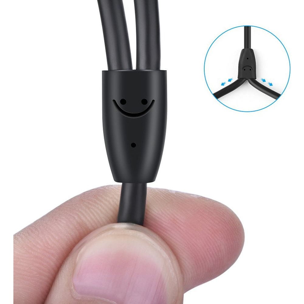 Audiokabel Ugreen 3,5 mm mini jack (männlich), 2x RCA, 3 m, Schwarz