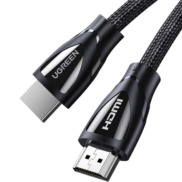 Nylonkabel HDMI zu HDMI 2.1, Ugreen HD140, 8K/60Hz, 1.5 m, Schwarz