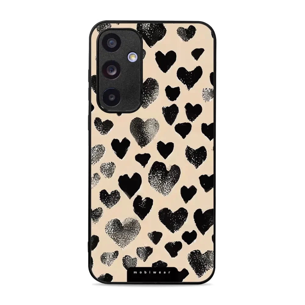 Handyhülle für Galaxy A35 5G, Mobiwear Glossy Case, Beige Liebe