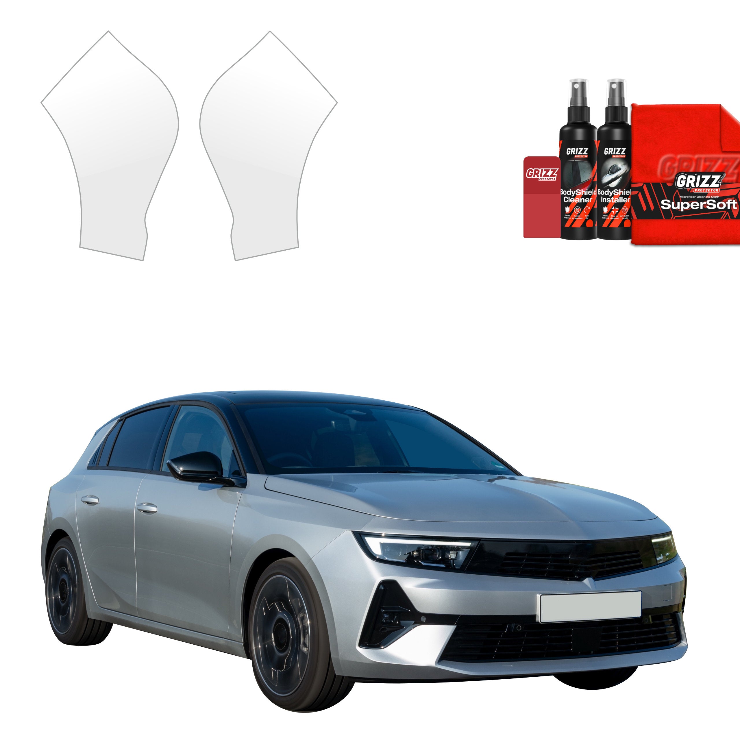 2in1 Schutzfolie Grizz Protector für Stoßstange - Opel Astra (2021- 2024)