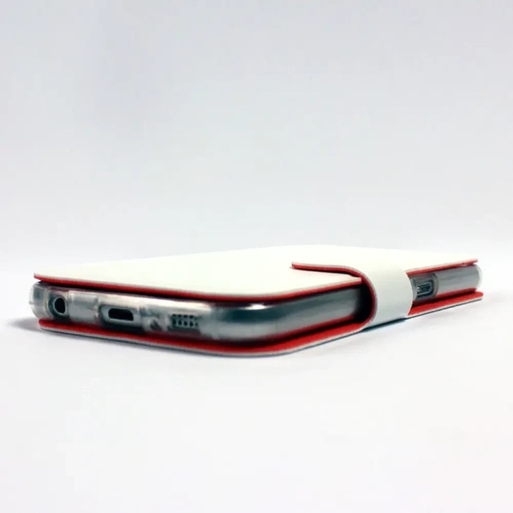 Handyhülle mit klappe für Realme 12 Pro, Mobiwear Book, Schwarzer Marmor