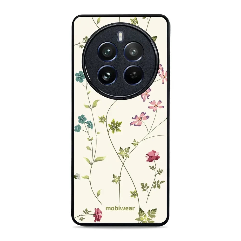 Handyhülle für Realme 12 Pro Plus, Mobiwear Glossy Case, Idyllische Blüte
