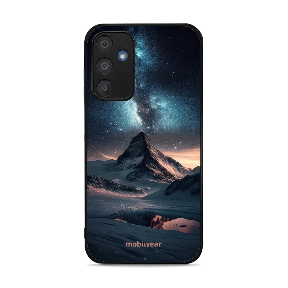 Handyhülle für Galaxy M15 5G, Mobiwear Glossy Case, Nachtberg