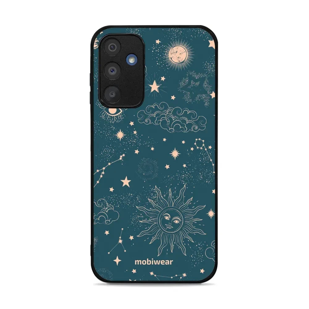 Handyhülle für Galaxy M15 5G, Mobiwear Glossy Case, Astraler Staub