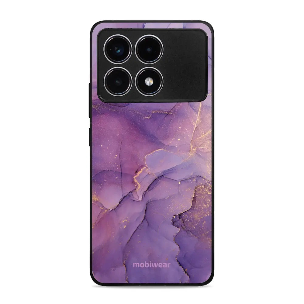 Handyhülle für Xiaomi Poco F6 Pro, Mobiwear Glossy Case, Violett