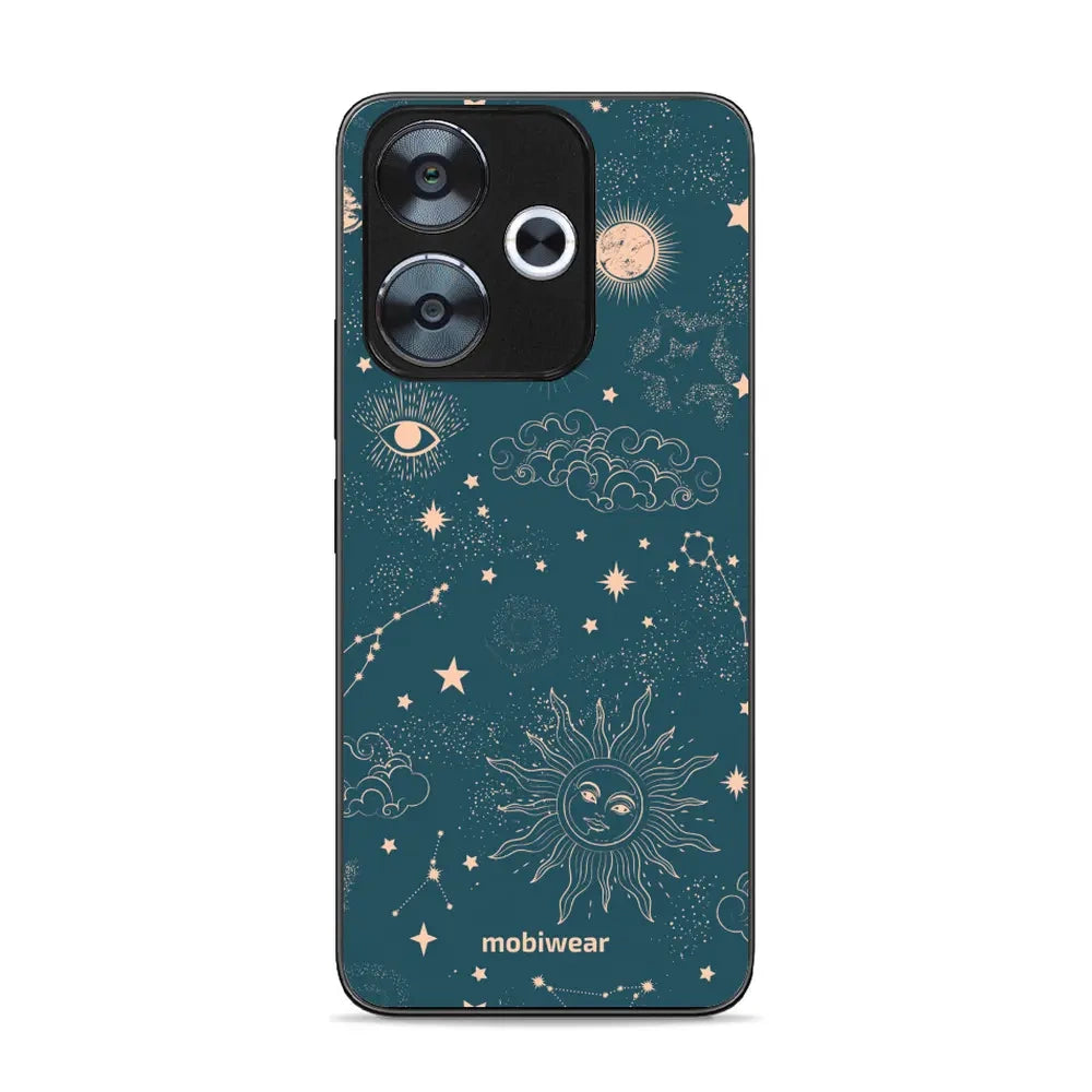Handyhülle für Xiaomi Redmi 13 4G, Mobiwear Glossy Case, Astraler Staub