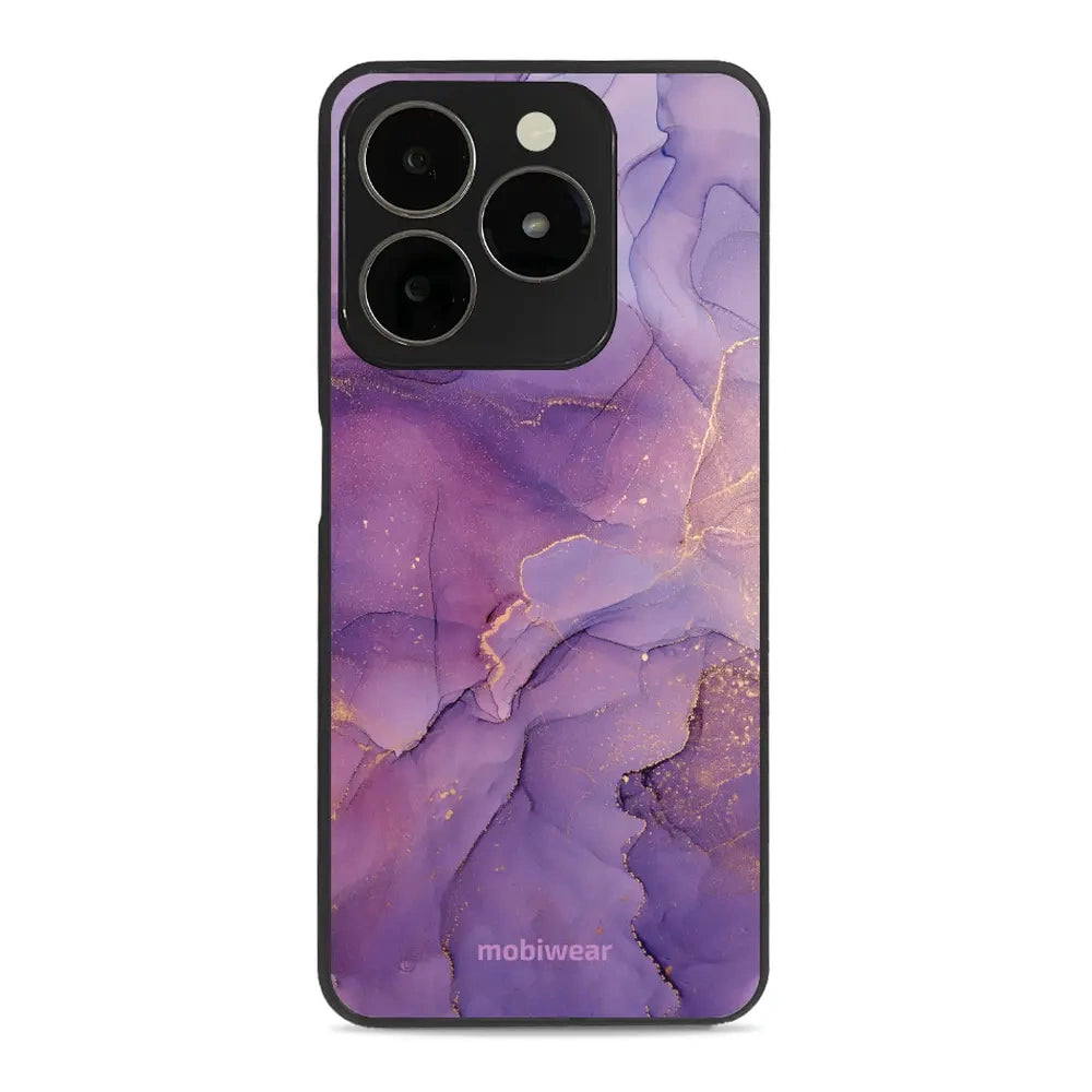 Handyhülle für Realme C61, Mobiwear Glossy Case, Violett