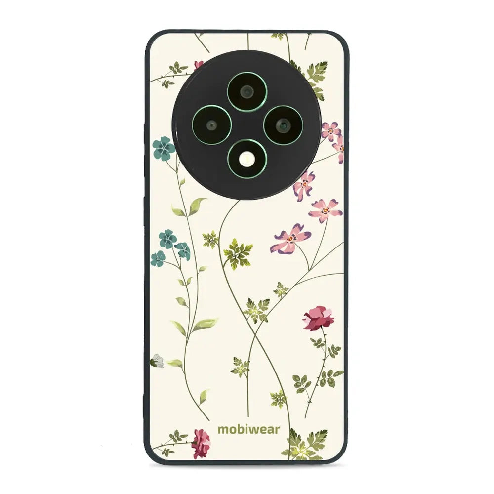 Handyhülle für Oppo Reno 12 F, Mobiwear Glossy Case, Idyllische Blüte