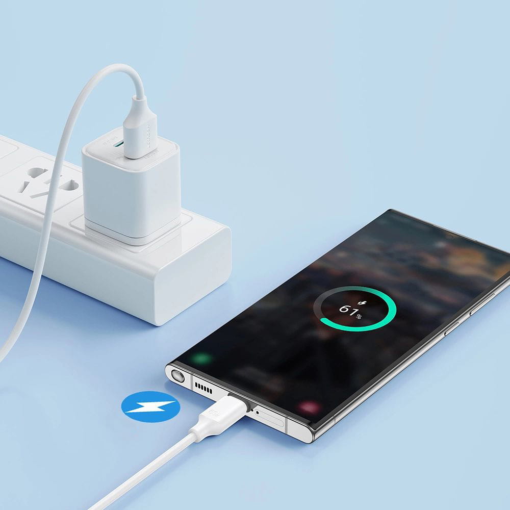Ladekabel / Datenkabel USB-A zu USB-C, Joyroom Long Lasting, 3A, 1m, Weiß
