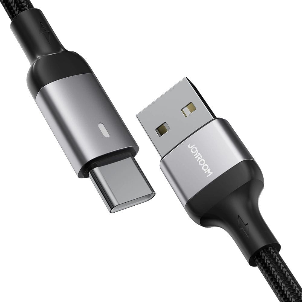 Ladekabel / Datenkabel USB-A zu USB-C, Joyroom A10 Series, 3A, 1.2m, Schwarz