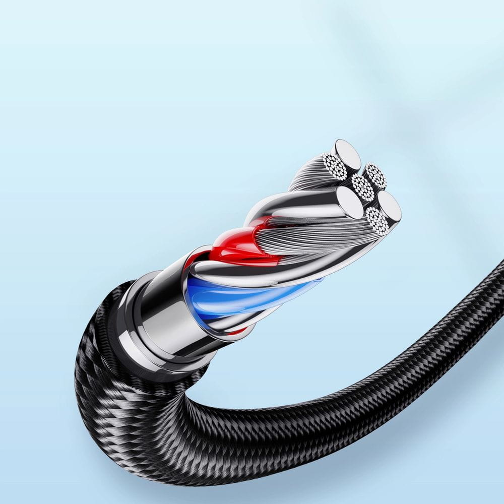 Ladekabel / Datenkabel USB-A zu USB-C, Joyroom A10 Series, 3A, 1.2m, Schwarz