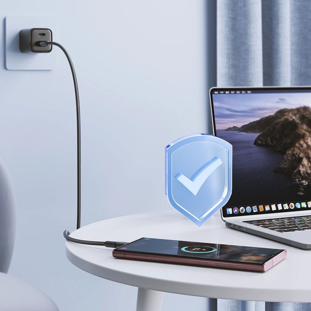 Ladekabel / Datenkabel USB-A zu USB-C, Joyroom Surpass Series, 3A, 1.2m, Schwarz
