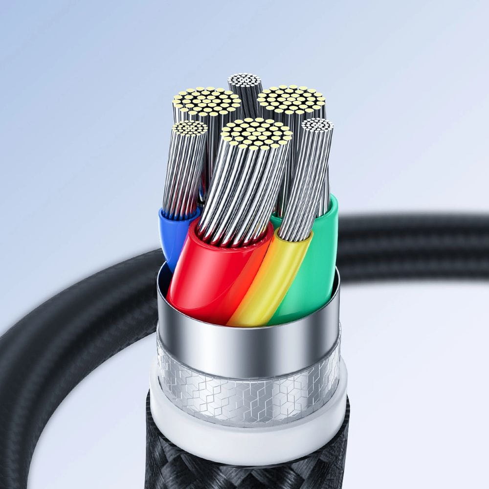 Ladekabel / Datenkabel USB-A zu USB-C, Joyroom Surpass Series, 3A, 1.2m, Schwarz