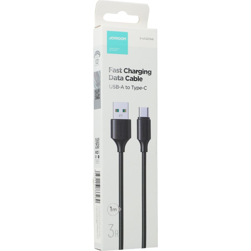 Ladekabel / Datenkabel USB-A zu USB-C, Joyroom Long Lasting, 3A, 1m, Schwarz
