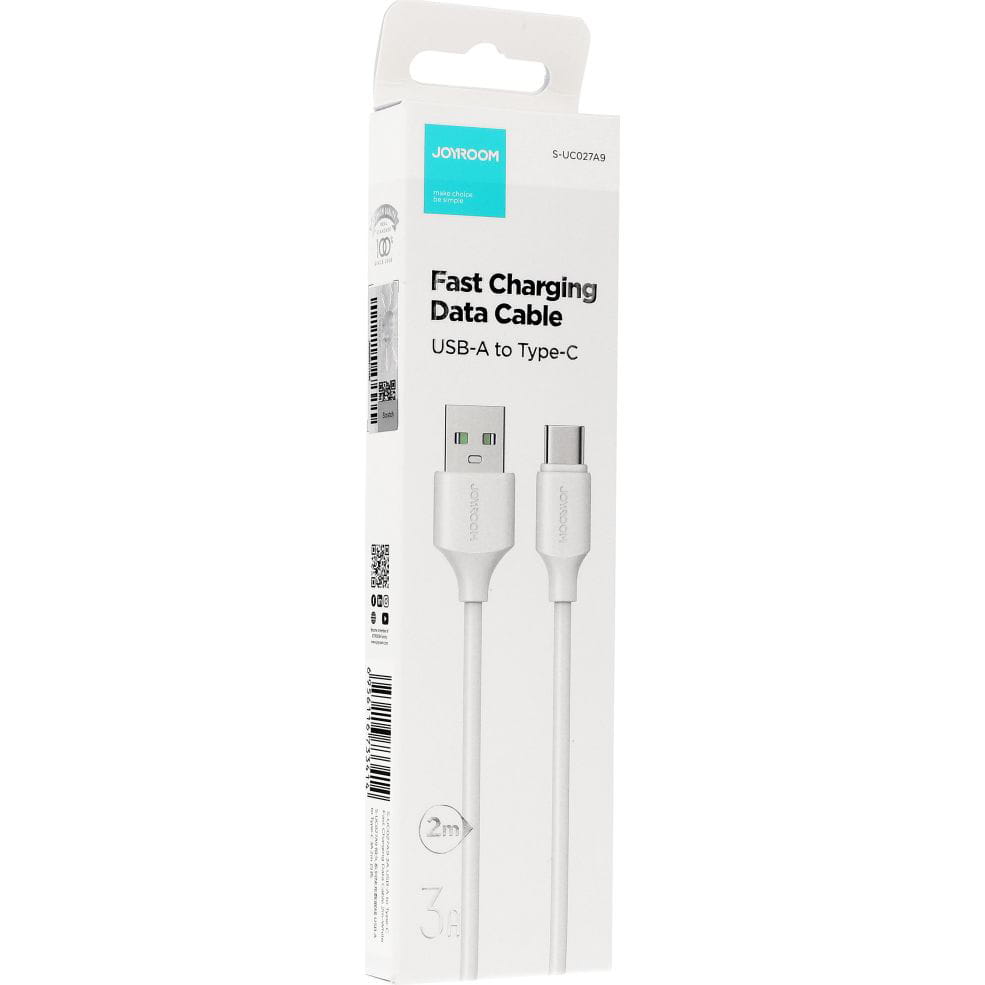 Ladekabel / Datenkabel USB-A zu USB-C, Joyroom Long Lasting, 3A, 2m, Weiß