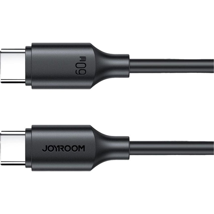 Ladekabel / Datenkabel USB-C zu USB-C, Joyroom Long Lasting, 60W, 3A, 1m, Schwarz