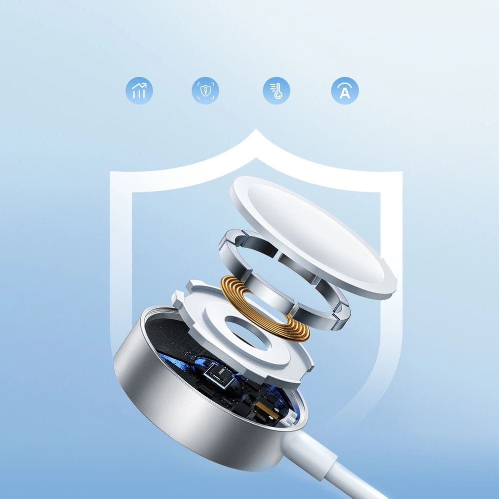 Kabel USB-A zu USB-C / Lightning / Apple Watch, Joyroom 3in1, 3.5A, 1.2m, Weiß