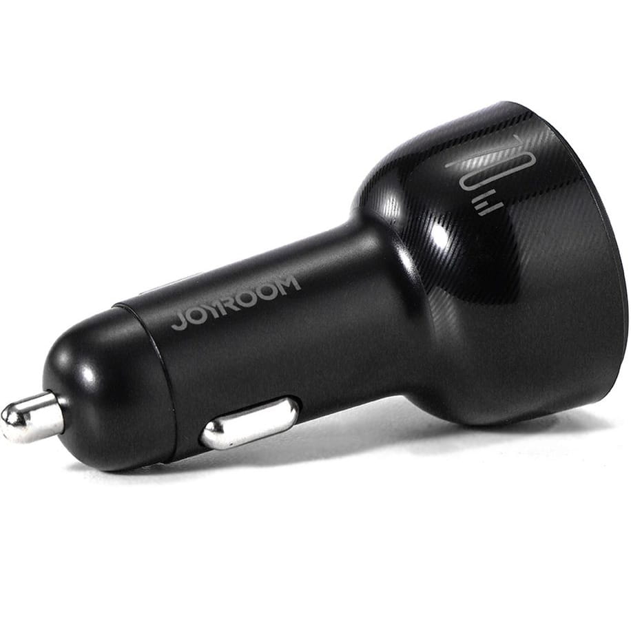 Autoladegerät 1x USB-A QC 3.0 / 2x USB-C PD 3.0, Joyroom Car Charger JR-CL26, 70W, Schwarz