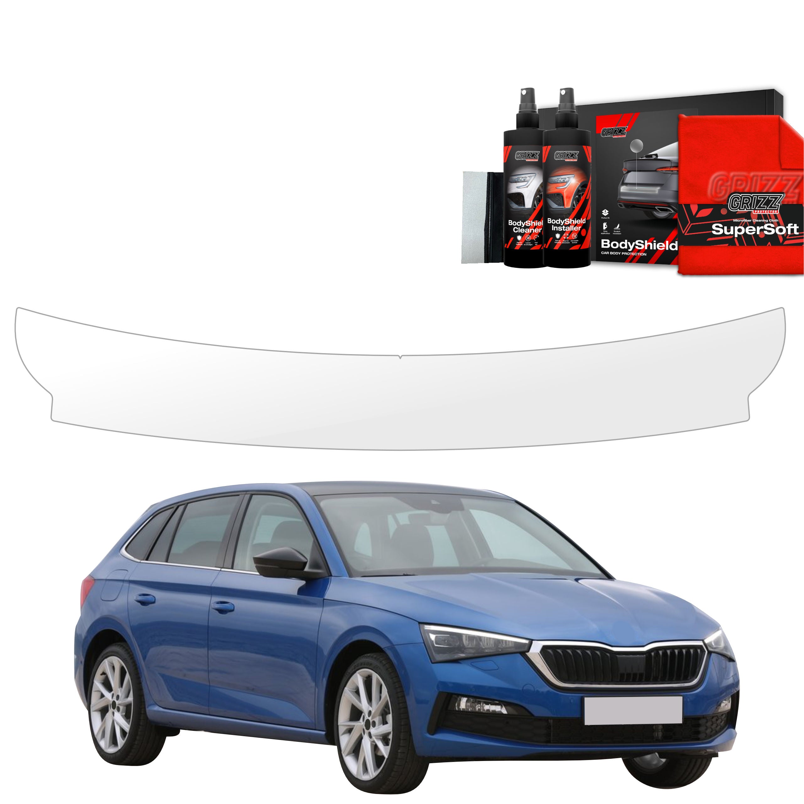 Schutzfolie Grizz Protector für Ladekante - Skoda Scala (2019- 2023)