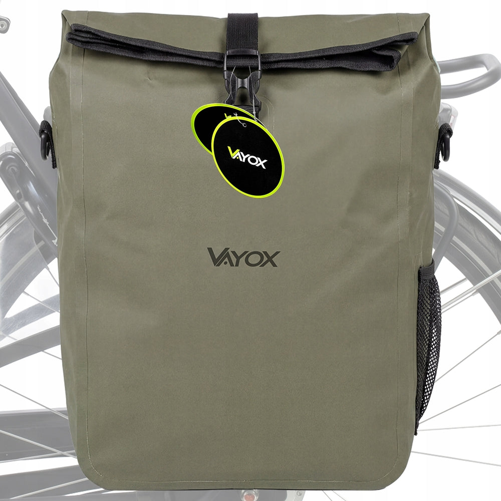 Fahrradtasche für den Gepäckträger, Vayox VA0444G 25L, Grün