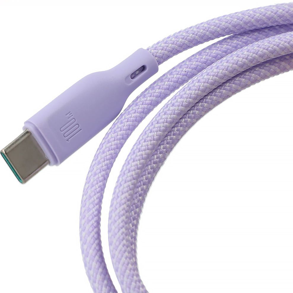 Ladekabel / Datenkabel USB-A zu USB-C, Joyroom Multi-Color, 100W, 1m, Violett