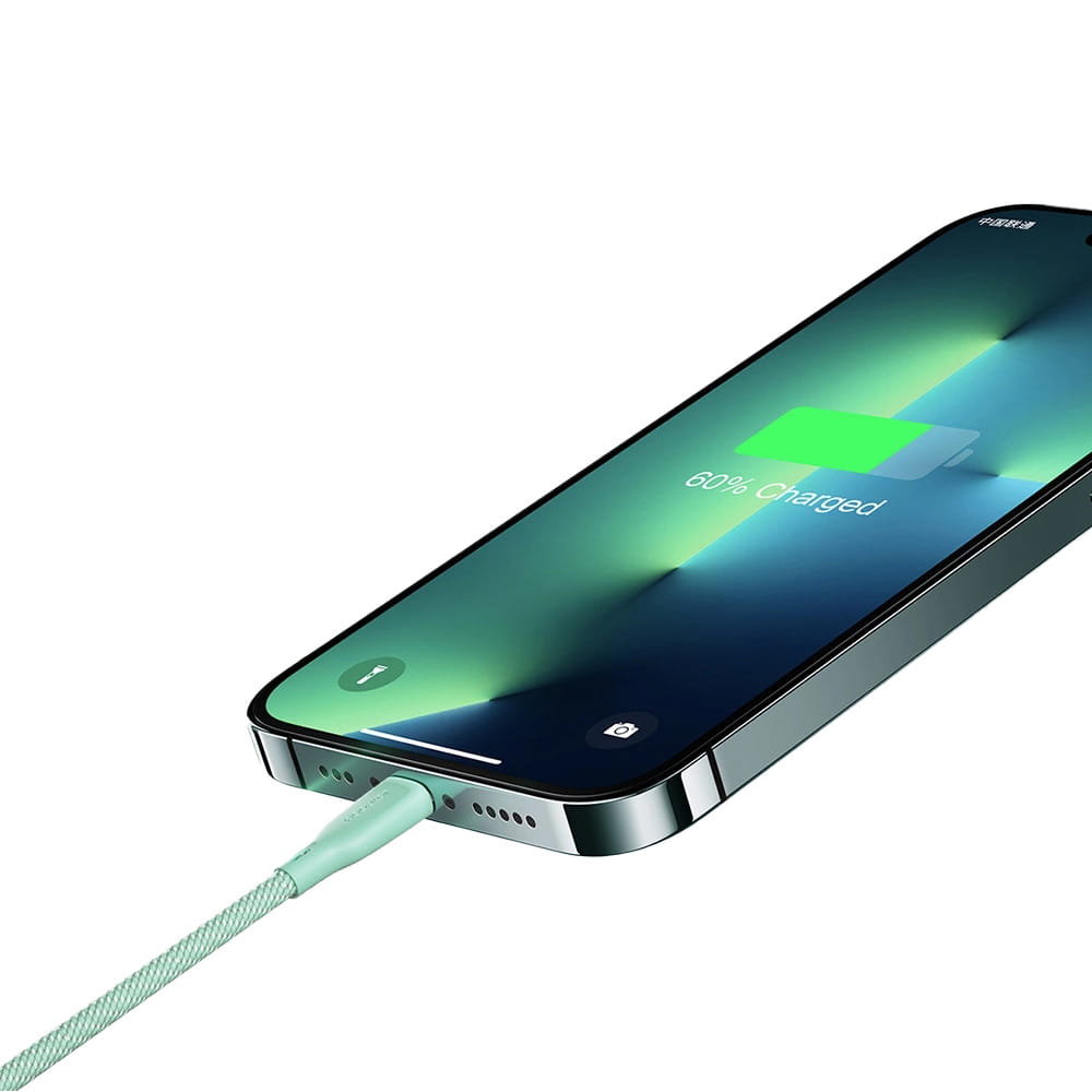 Ladekabel / Datenkabel USB-C zu USB-C, Joyroom Multi-Color, 60W, 1m, Grün