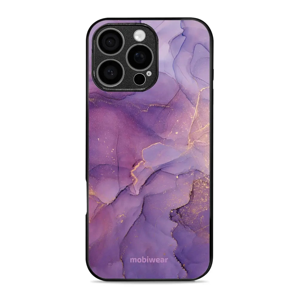 Handyhülle für iPhone 16 Pro Max, Mobiwear Glossy Case, Violett