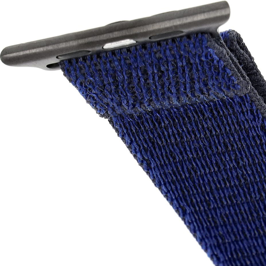 Armband für Apple Watch 49/46/45/44 mm, Fixed Nylon Strap, Dunkelblau