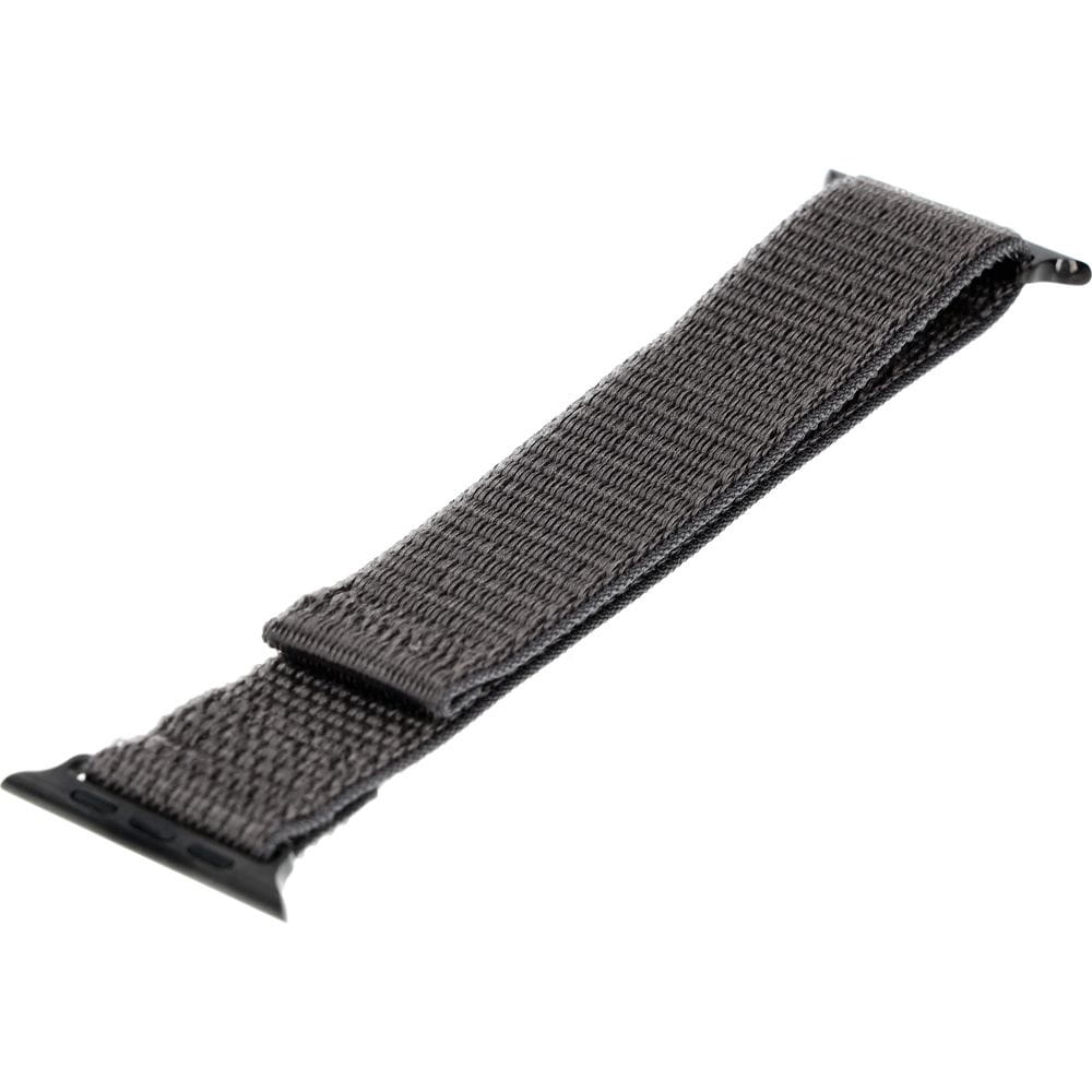 Armband für Apple Watch 49/46/45/44 mm, Fixed Nylon Strap, Dunkelgrau