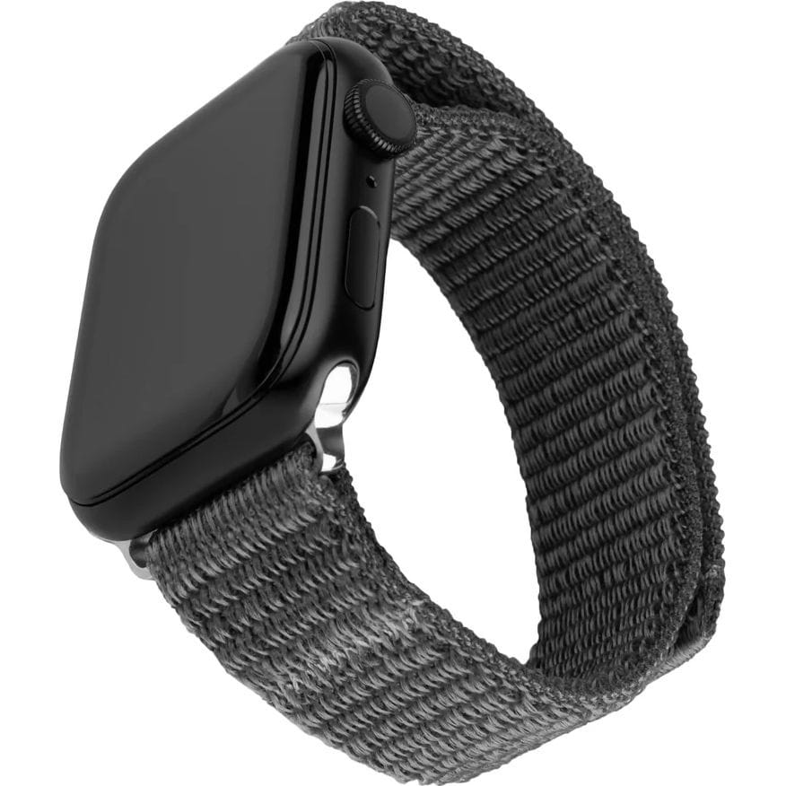 Armband für Apple Watch 49/46/45/44 mm, Fixed Nylon Strap, Dunkelgrau