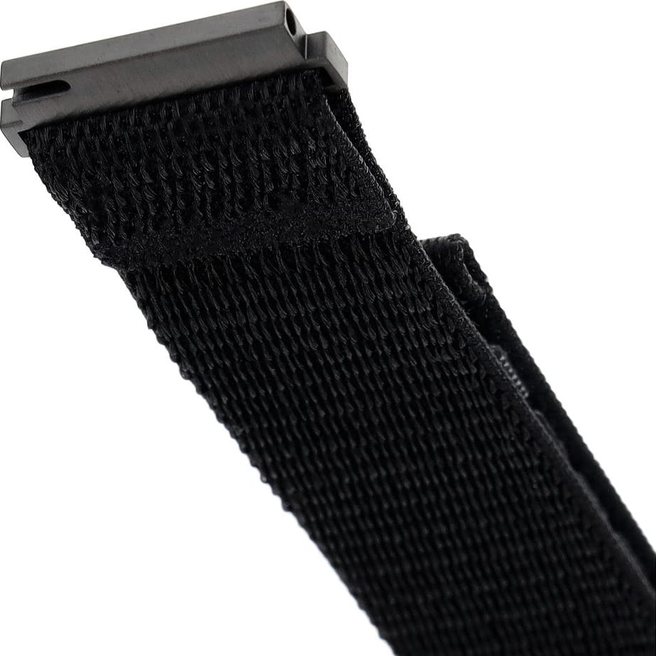 Armband für Smartwatch, Fixed Sporty Strap 20mm, Schwarz