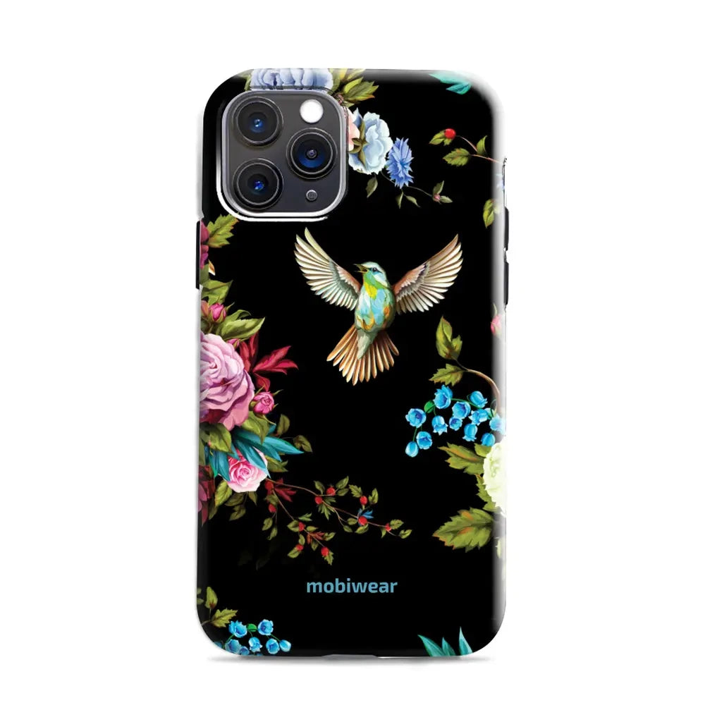 Handyhülle für iPhone 11 Pro, Mobiwear Elite Pro, Nachtkolibri