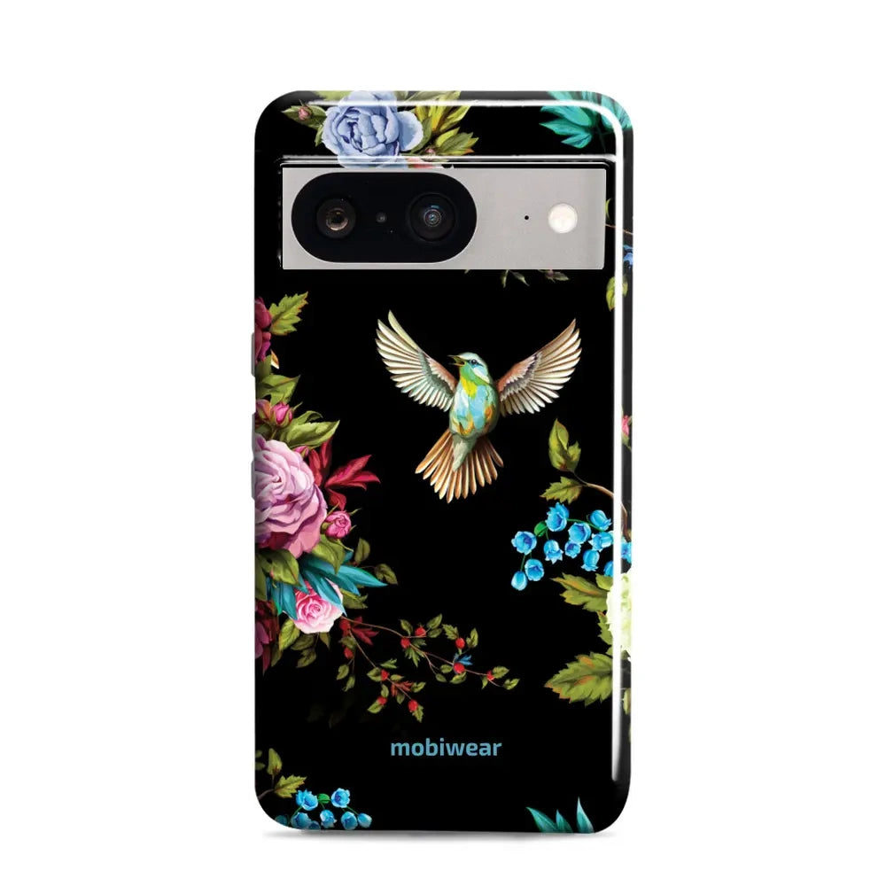 Handyhülle für Google Pixel 8, Mobiwear Elite Pro, Nachtkolibri